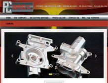 Tablet Screenshot of productioncastings.com